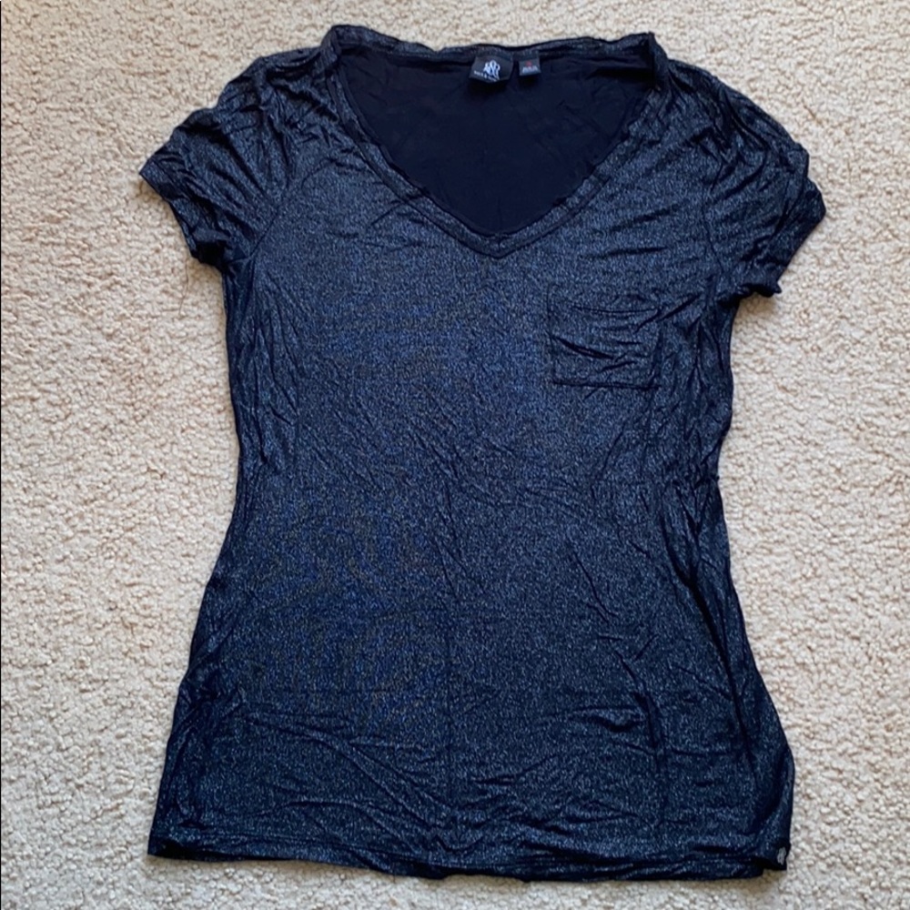 Black Shimmer Tshirt